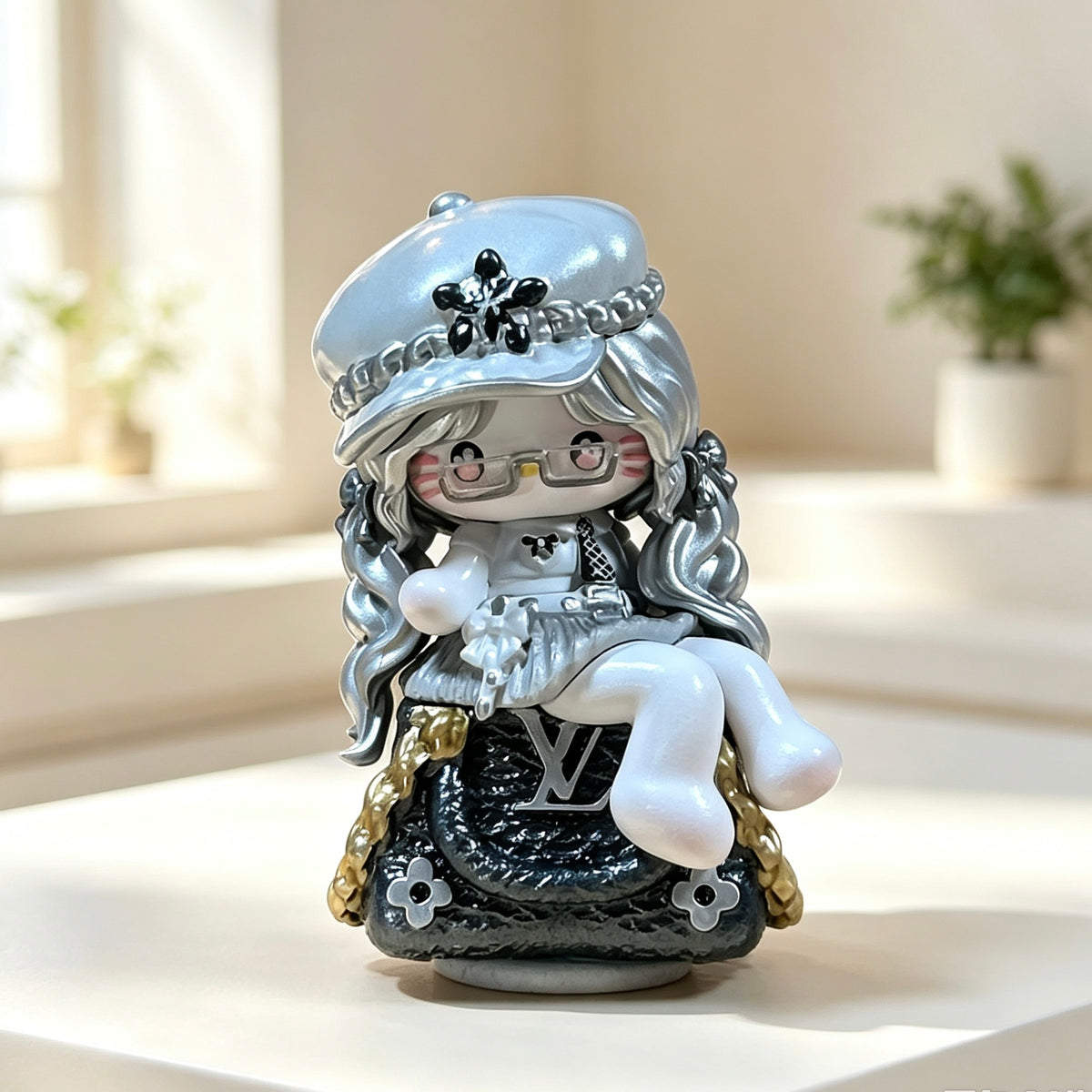 Decorative doll figure shown in the product image