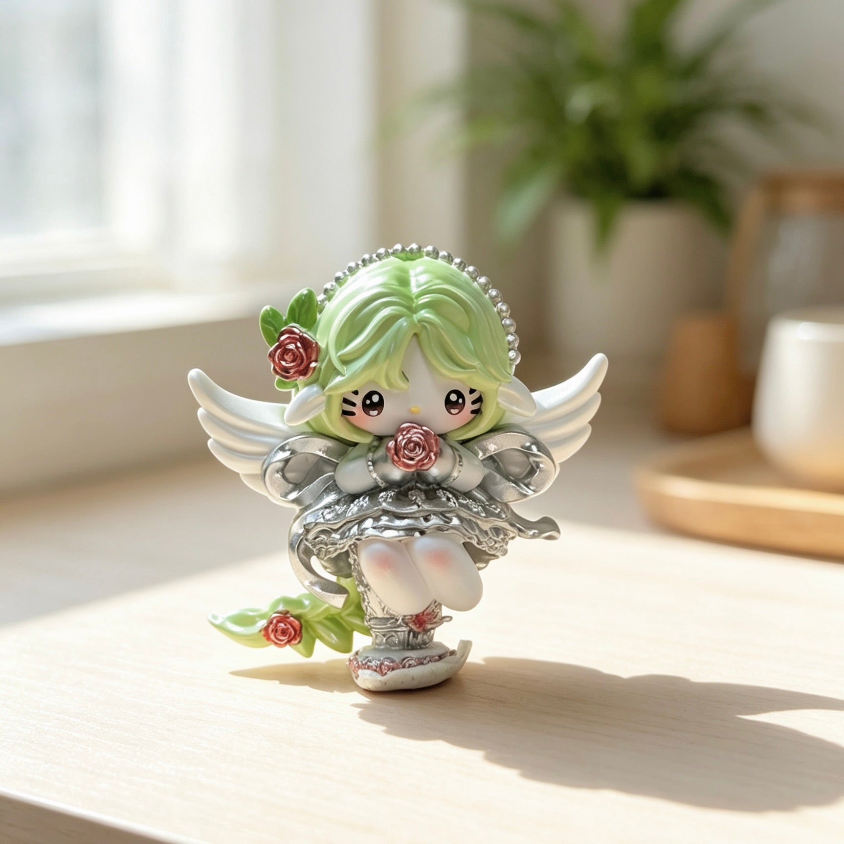 Green Angel Decorative Doll