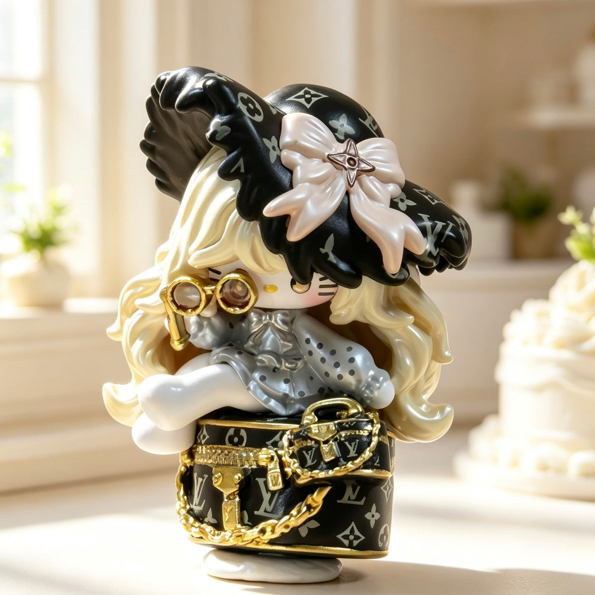 Decorative doll figure shown in the product image